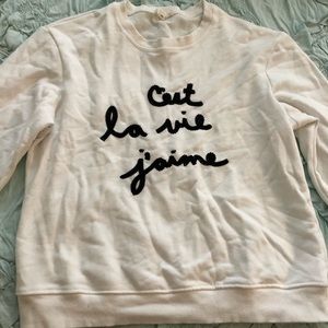 Beautiful life crew neck sweatshirt